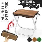 ミニ椅子 3色選べる 折りたたみ椅子 2個セット コンパクト 軽量 軽い 小さい 持ち運び 携帯 ポータブル ポケット アウトドア キャンプ ライブ