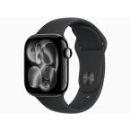 ★新品未開封 Apple Watch Series 11 GPSモデル MEQU4J/A ジェットブラック・ブラックスポーツバンド M/L 4549995622720 本体