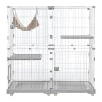  кошка клетка кошка клетка 2 уровень широкий проект свободный комбинация tray имеется кошка дверь имеется гамак имеется большой кошка мера ощущение роскоши The Aristocats house кошка house 