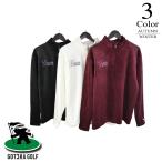 ショッピングＧＧ セール ガッチャゴルフ ゴルフウェア 裏ファーコーデュロイハーフジップロングポロ 253gg1202（M/L/XL寸：メンズ）GOTCHA GOLF 2025秋冬 メール便