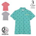 セール/30％OFF アンパスィ ゴルフウェア スイングドライプリンテッドモックネック半袖シャツ afs9555x1（M/L/LL寸：レディース） 春夏 and per se メール便