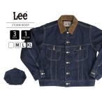 Lee リー メンズ デニムジャケット ライトアウター STORM RIDER ストームライダー 101-J ワンウォッシュ ブランケットライナー ウール 防寒 冬用Gジャン LM5110