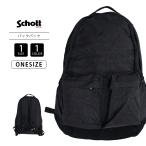 Schott ショット メンズ バッグ 雑貨 UTILIT BACKPACK ユーティリティバックパック ブラック ナイロン スエードレザー リュック ストリート  7822976301 0815