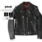 ショッピングschott Schott ショット メンズ 革ジャン ライダース Dポケット NEW NAKED 本革 カウレザー レザージャケット バイカー 7823950094（7825950023）