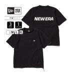 NEW ERA ニューエラ 半袖 トップス Tシャツ ユーティリティー ピステ Wordmark ニューエラアウトドア ドローコード ストレッチ 撥水機能 ブラック 14391950 0905