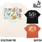 メール便 発送 go slow caravan ゴースローキャラバン 半袖 Tシャツ スクエアLOGO TEE 361915A プリント ワンポイント 刺繍 メンズ アウトドア カジュアル