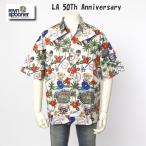 reynspooner レインスプーナー MLB DODGERS ドジャース アロハシャツ ハワイアン Scenic Aloha Shirt 野球 大谷翔平 山本由伸 コットン100％