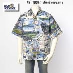 reynspooner レインスプーナー YANKEES ヤンキース MLB アロハシャツ ハワイアン Scenic Aloha Shirt コットン100％