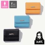 ショッピングサイフ X-girl エックスガール FAUX LEATHER MINI WALLET フェイクレザー ミニウォレット 105251054004 / 2025SPRING /