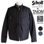 Schott ショット Schott × TAION SINGLE RIDERS DOWN JACKET ショット タイオン コラボ シングルライダース ジャケット 782-4253003