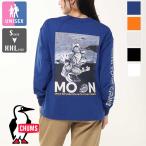 CHUMS チャムス Space Booby Moon Brd L/S T スペース ブービー ムーン ブラッシュド ロングスリーブ Tシャツ CH01-2634 / 2025AW /