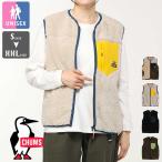 ショッピングFleece CHUMS チャムス Bonding Fleece No Collar Vest ボンディングフリースノーカラーベスト CH04-1433 / 2024AW