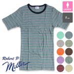 【SALE!!】 Robert P. Miller ロバート・ピー・ミラー PANELRIB H/S Crew Tee クルーネック 半袖 Tシャツ RM211-248