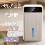 2025最新型 除湿機 ペルチェ式 AI自動 衣類乾燥 3L大容量 18畳対応 1000ml/日 ナイトライト 切りタイマー 省エネ 部屋干し 梅雨 湿気対策