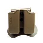 AMOMAX двойной подсумок для магазинов (P226, Beretta M9,CZ P-09 для ) десерт цвет 