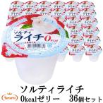 【12月8日(木)23:59まで 期間限定セール】たらみ ゼリー ソルティライチ 0kcal 260g 36個セット