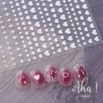 AHA[ LALONA ] Heart . Kirakira наклейка ( 8 вид ) наклейки на ногти / гель ногти / Корея стиль серии / простой нейл-арт / собственный ногти 