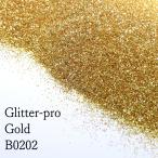 ［ glitter-pro ］業務用ラメフレーク ( ゴールド ) ( 100g ) ラメパウダー / グリッター / 耐溶剤 / 塗装 / 吹付 / ハンドメイド / DIY