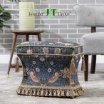 ジェニファーテイラー 薄型スツール いちご泥棒 Strawberry Thief Jennifer Taylor おしゃれ 可愛い 輸入家具