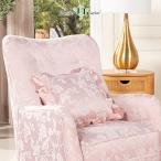 ジェニファーテイラーフリルクッション 40×40cm Jennifer Taylor Heirloom-PK おしゃれ 可愛い ロココ アンティーク調