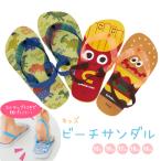 ビーチサンダル キッズ 子供 キャラクター 軽量 男の子 女の子 かわいい サンダル 夏 ビーサン ストラップ 海水浴 プール 脱げにくい SDBE