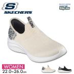  Skechers slip in z женский туфли без застежки Ultra Flex 3.0 натуральный подножка обувь чёрный белый 149712 skechers