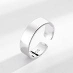  мужской кольцо открытый кольцо свободный размер futoshi . простой серебряный 