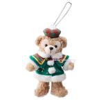 【希少】2012・クリスマス・コスチューム☆Duffy・ダッフィー・激レアぬいぐるみストラップ＆バッチ★ふっくら可愛いお顔厳選