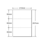  мульти- принтер форма A4 белый бумага 3 поверхность 100 листов A4HF3-0 3 поверхность модель универсальный форма бумага OA квитанция форма 