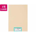 【お取り寄せ】大王製紙 再生色画用紙 4ツ切 100枚 しらちゃ 色画用紙 四つ切 図画 工作 教材 学童