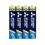 三菱電機 アルカリ乾電池 単4形 4本 LR03EXR 4S