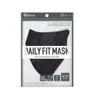 【お取り寄せ】アイリス DAILYFITMASK立体 ふつう 5枚入 ブラック マスク 鼻 のど対策 メディカル