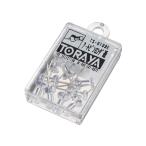 トラヤ アートピンロング 透明 12本 ピン フック 掲示物留め 吊下げ ＰＯＰ 掲示