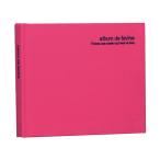 ナカバヤシ ドゥ ファビネ ブック式フリーアルバム ミニ 100年台紙 ピンク 粘着台紙式アルバム アルバム スクラップブック ファイル