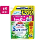 KAO バスマジックリンSUPERCLEAN グリーンハーブ 詰替 1200mL 6個 浴室用洗剤 掃除用洗剤 洗剤 清掃