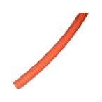 【お取り寄せ】TRUSCO コルゲートチューブ オレンジ スリット入り 内径22長さ10m 1巻 CGT-22OR