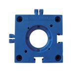 【お取り寄せ】ISB イグチベアー取付ベース パズル青色 PZ75-BL ボールローラー メカニカル部品 搬送 メカニカル部品 機構部品 作業用品 工具