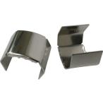【お取り寄せ】ユタカメイク 金具 端末爪 15mm×15mm金具 2個入り KM-09 ひも端末具 金具 持ち手 荷造り紐 ロープ 梱包
