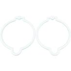 【お取り寄せ】TRUSCO コーンリング 白 (2個入) TCRW 三角コーン 区画 現場 安全 作業