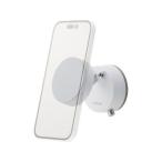 【お取り寄せ】エレコム 吸盤スマホスタンド MAGKEEP 磁石 ホワイト P-DSMSCWWH スマートフォン関連品 スマホ タブレット関連品