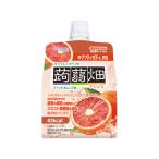 マンナンライフ クラッシュタイプの蒟蒻畑プラス ブラッド オレンジ味 ゼリー デザート菓子 お菓子