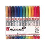 【お取り寄せ】寺西化学工業 マジックインキ マジェスタースリム 12色セット MMJ70C-12 多色セット マジックインキ 寺西化学 油性ペン 油性マーカー