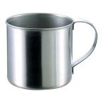 【お取り寄せ】EBM 18-8 手付 コップ 8cm 1075200 給食用スコップ フォーク 給食 厨房 キッチン