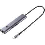 【お取り寄せ】サンワサプライ USB Type-Cドッキングハブ USB-5TCHLP16GM ＵＳＢハブ ドッキングステーション ＰＣ周辺機器 パソコン 家電