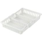 【お取り寄せ】リッチェル トトノ 野菜・冷凍室用 伸縮ストッカー浅型 レギュラー