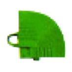 【お取り寄せ】ワタナベ 人工芝 システムターフ 5cm×5cm コーナー グリーン 人工芝 フェイクグリーン エントランス インフォメーション オフィス家具