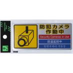 光 多国語防犯対策ステッカー 防犯カメラ作動中 SEC127-1
