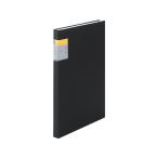 キングジム クリアーファイル カキコ A4 40ポケット 黒 8632W-BK Ａ４ 固定式クリヤーファイル