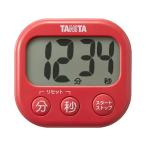 タニタ 抗菌でか見えタイマー レッド TD429RD