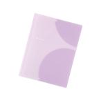 リヒトラブ Bloomin ポケットホルダー8P A4タテ 背幅5mm ラベンダー 見開きタイプ Ａ４ Ａ３ 二つ折り クリアホルダー ファイル